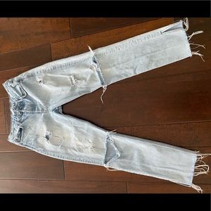 GRLFND high rise button up jeans